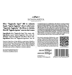 
                  
                    OLIVE "Taggiasche Liguri" BIO in salamoia - Busta in plastica con zip (peso sgocc.) 300g
                  
                