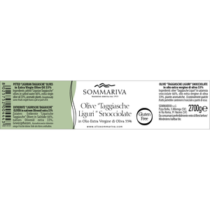 
                  
                    OLIVE "Taggiasche Liguri" snocciolate in Olio Extra Vergine di Oliva - Vaso in vetro 2700g
                  
                