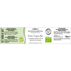 
                  
                    Sommariva™ - Pesto Vegan Bio con Basilico Genovese D.O.P. - 100g
                  
                