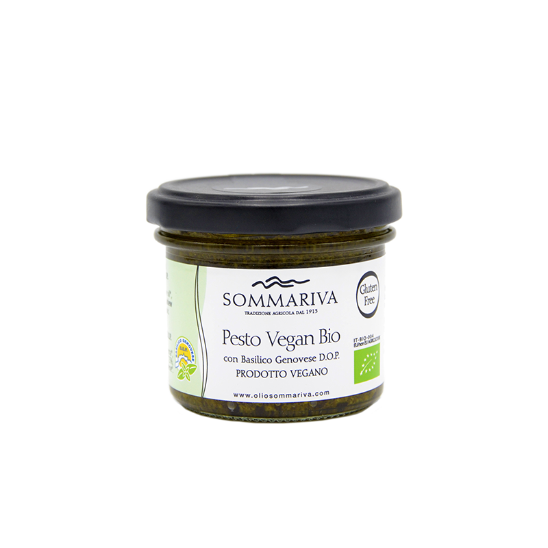 Sommariva™ - Pesto Vegan Bio con Basilico Genovese D.O.P. - 100g