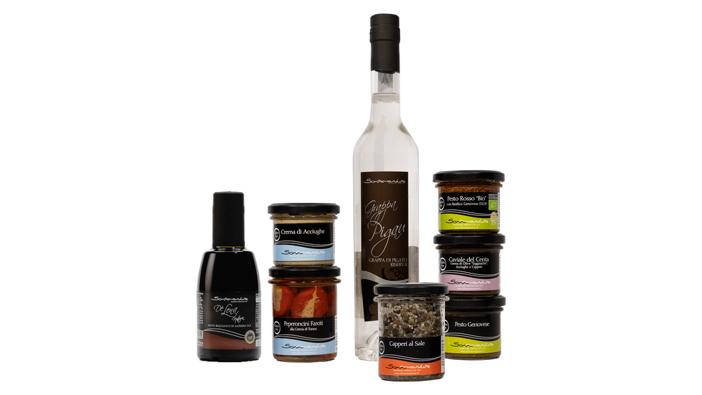 
                  
                    Sommariva™ DESIDERIO - Grappa di Pigato - Funghi - Crema d’Aglio
                  
                