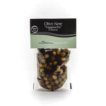 OLIVE "Taggiasche Liguri" in salamoia - Busta in plastica con zip (peso sgocc.) 300g