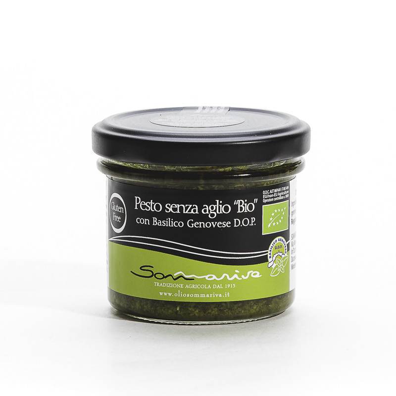 Sommariva™ - Pesto D.O.P Senza Aglio - 100g BIO